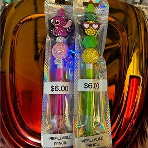 Beaded Refillable Pencils ❤️